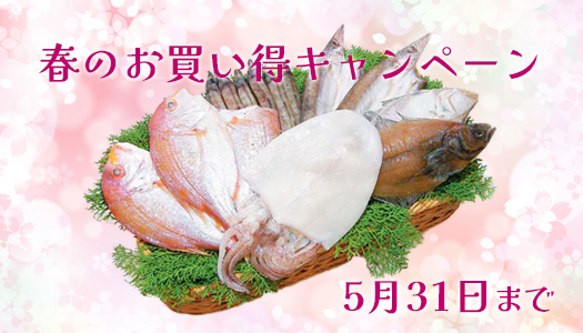 春のお買い得キャンペーン