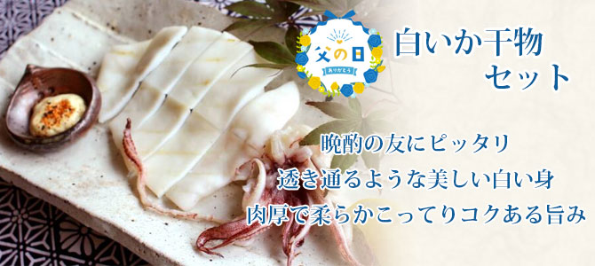 父の日白いか干物セット