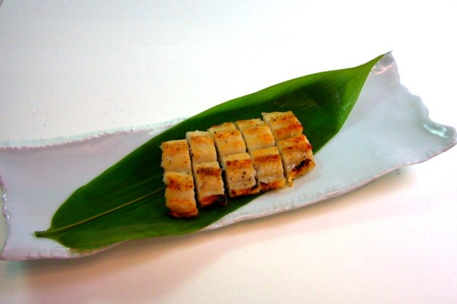 穴子の干物　盛り付けの一例